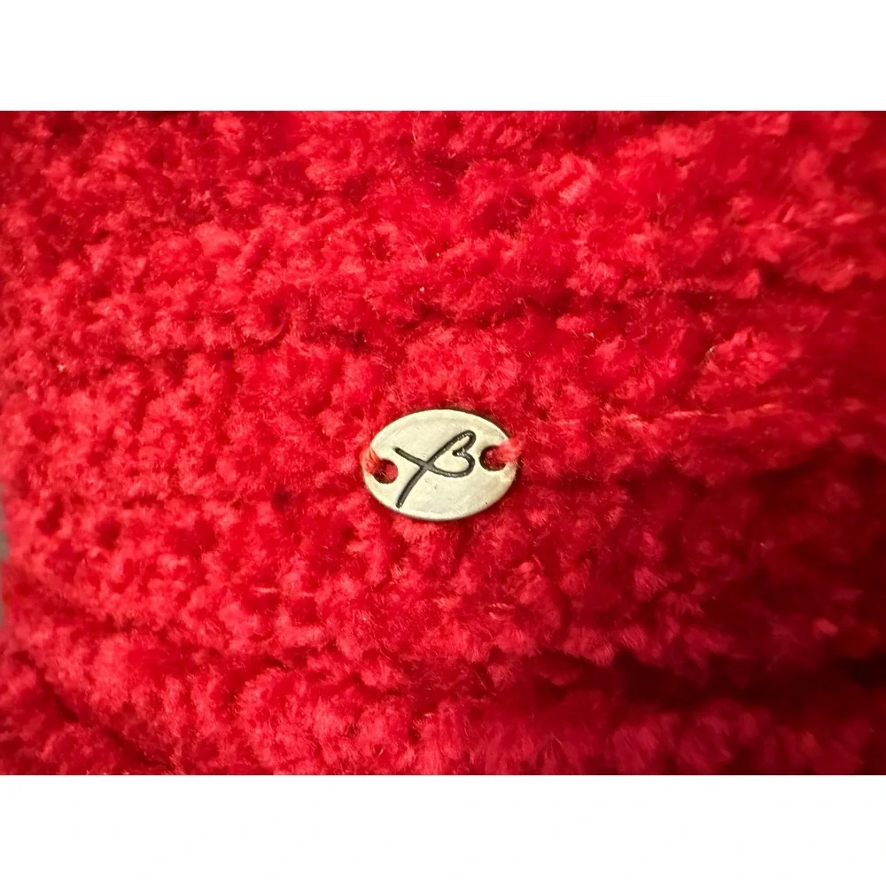 Betmar‎ New York Kansas Jayhawks Red Bucket Hat Fuzzy Knit NCAA D627 Mens Womens
